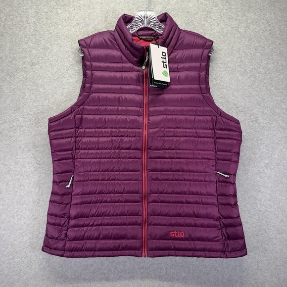 Stio Jackets & Blazers - Stio Pinion Down Vest Womens XXL Purple Violet 800FP Packable Insulated Outdoor